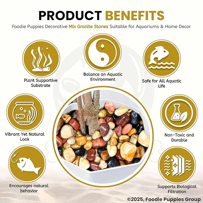 Mixed Natural Stone Pebbles – Round Garden & Decor Stones thumbnail