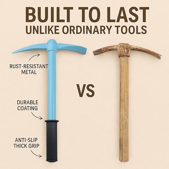 Handheld Garden Pickaxe – Sky Blue thumbnail