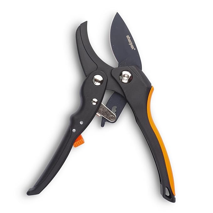 Ratchet Pruning Shears – Black