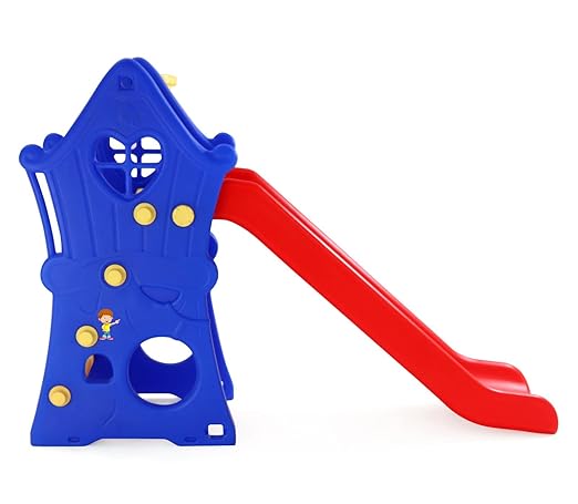 Kids Multicolor Slide with Basketball Ring thumbnail