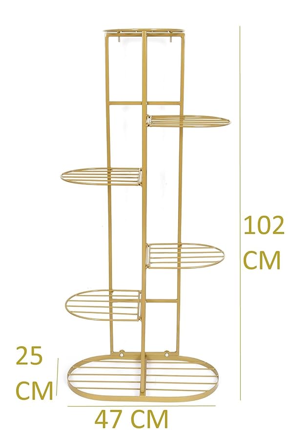 Gold Metal Plant Stand – 70 cm thumbnail