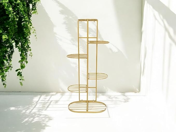 Gold Metal Plant Stand – 70 cm