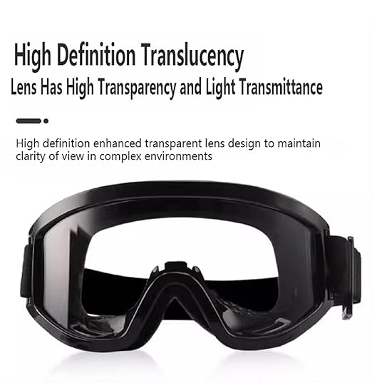 Transparent Safety Goggles – Full Rim Design thumbnail
