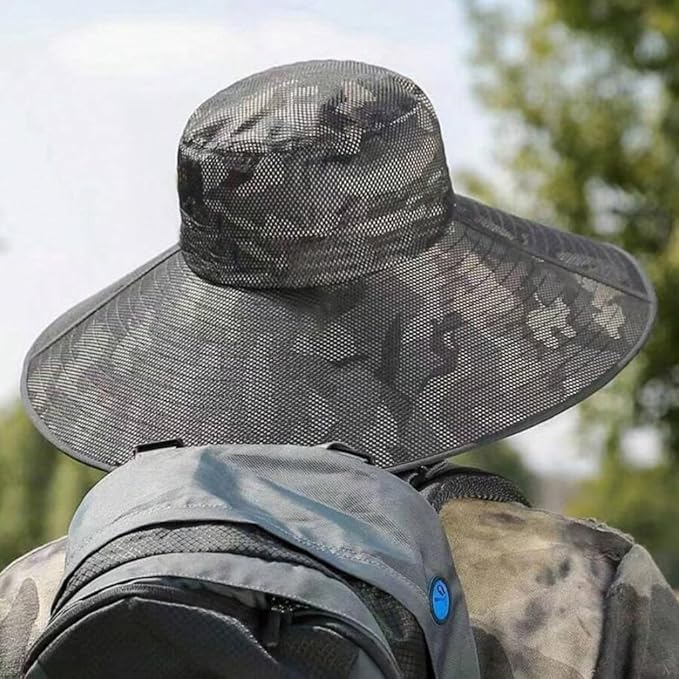 Wide Brim Sun Protection Bucket Hat – Dark Gray thumbnail