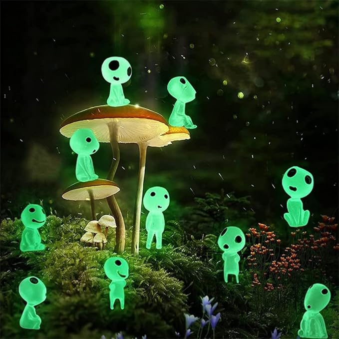 Glowing Mini Alien Figurines