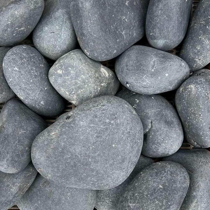 Natural Grey Decorative River Pebbles
