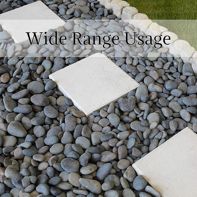 Natural Grey Decorative River Pebbles thumbnail